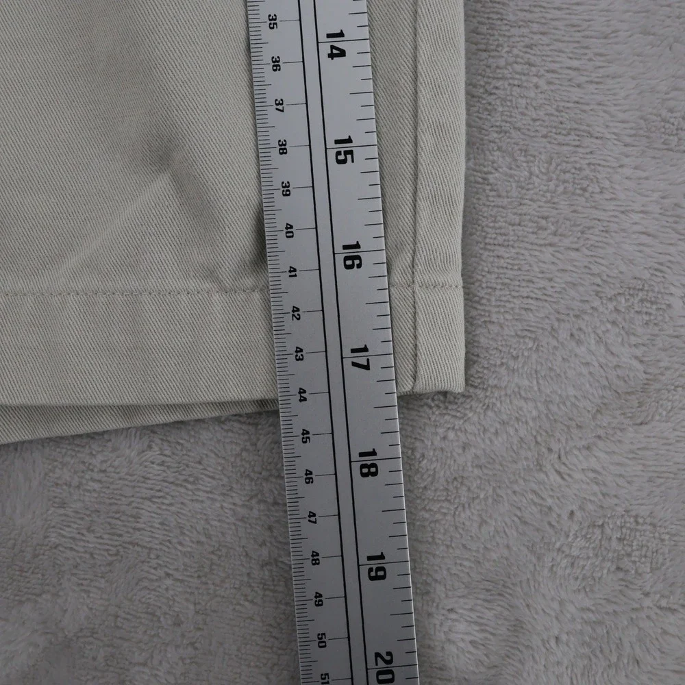 Polo Ralph Lauren Mens Pleated Chino Shorts Khaki Tan 100% Cotton Size 38